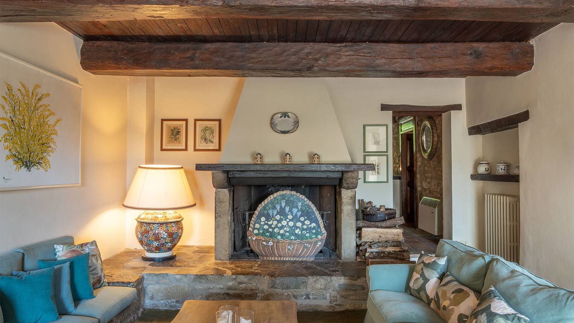 main villa, living room, ground floor